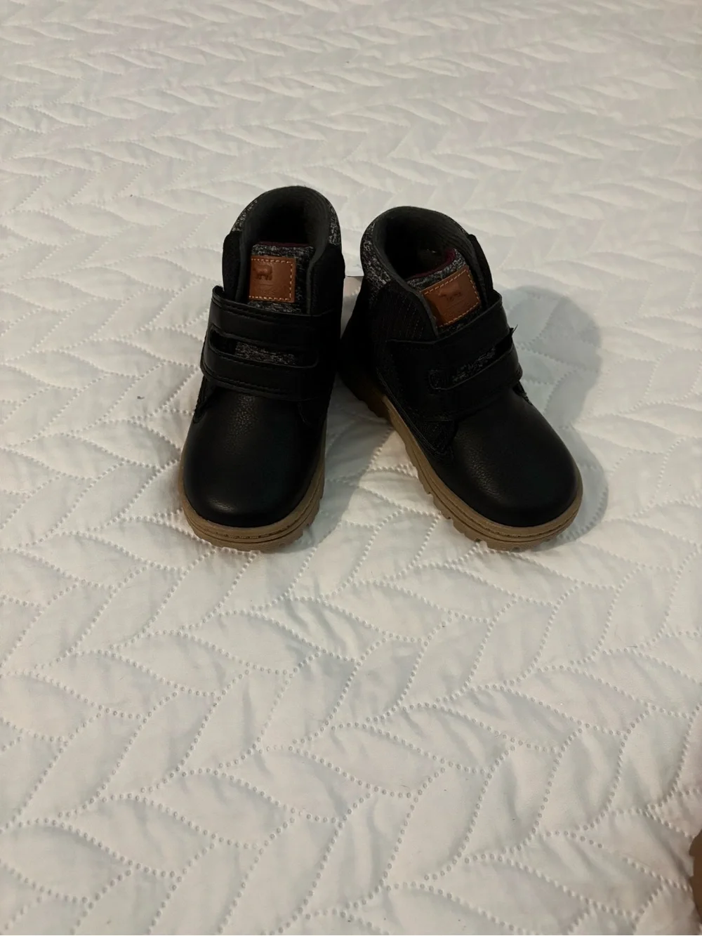 Carter's Black and Tan Rugged Toddler Boot